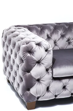 KARE Sessel Desire Silbergrau