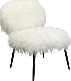 KARE Sessel Hairy Weiß