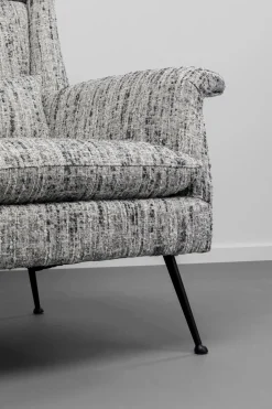 KARE Sessel Vegas Forever Melange Salt & Pepper