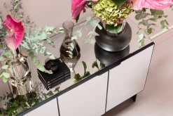 KARE Sideboard Soran Schwarz 160x45cm