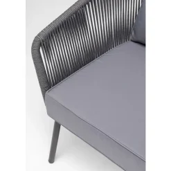 KARE Sitzgruppe Elba Grau Quattro(4/tlg.)