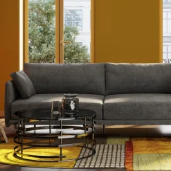 KARE Sofa Edna 3-Sitzer Grau_245cm