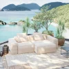 KARE Sofa Kalua 2-Sitzer Outdoor Linen