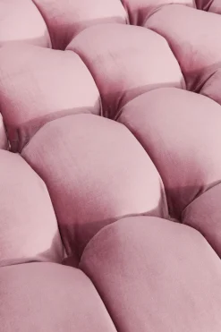 KARE Sofa Milchbar 3-Sitzer Velvet Rose