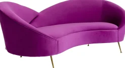 KARE Sofa Night Fever 3-Sitzer Lila