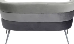 KARE Sofa Sandwich 2-Sitzer Grau