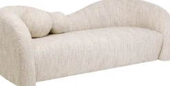 KARE Sofa 2-Sitzer Livia Melange Creme 201cm