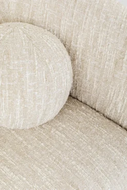 KARE Sofa 2-Sitzer Livia Melange Creme 201cm