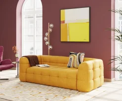 KARE Sofa 3-Sitzer Salamanca Gelb 240cm