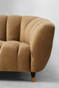 KARE Sofa Spectra Samt Amber 3-Sitzer 245cm