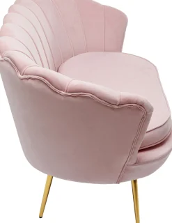 KARE Sofa Water Lily 2-Sitzer Gold Rosa