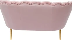 KARE Sofa Water Lily 2-Sitzer Gold Rosa