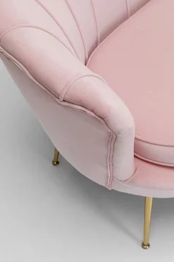 KARE Sofa Water Lily 2-Sitzer Gold Rosa