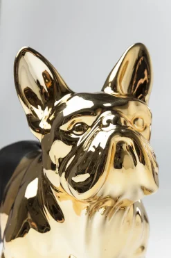 KARE Spardose Bulldog Gold-Schwarz