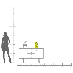 KARE Spardose Monkey Iwazaru Grün