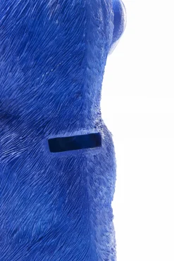 KARE Spardose Monkey Mizaru Blau