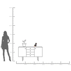 KARE Spardose Punk Dog 22cm