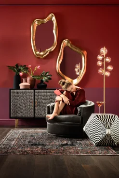 KARE Spiegel Hologram Gold 119x76cm