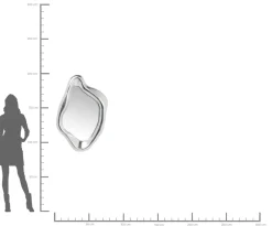 KARE Spiegel Hologram Silber 119x76cm