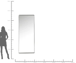 KARE Spiegel Ombra MO Soft Schwarz 80x200cm