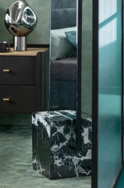 KARE Standspiegel Hulda Schwarz 46x180cm