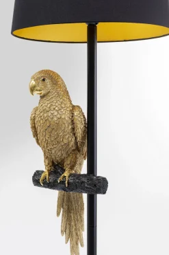 KARE Stehleuchte Animal Parrot Gold 176cm