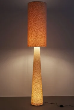 KARE Stehleuchte Marleen Beige Boucle 190cm