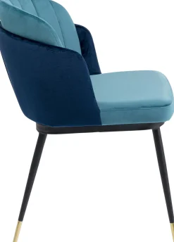 KARE Stuhl Hojas Blau