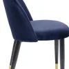 KARE Stuhl Iris Velvet Blau (2/Set)