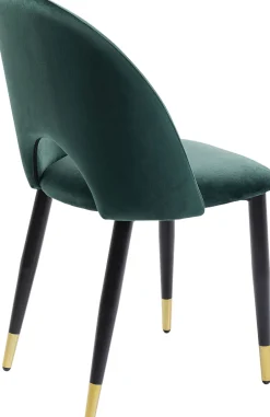 KARE Stuhl Iris Velvet Grün