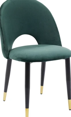 KARE Stuhl Iris Velvet Grün