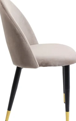 KARE Stuhl Iris Velvet Taupe (2/Set)
