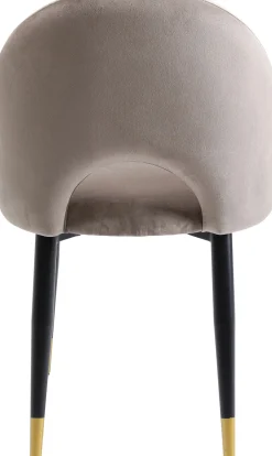 KARE Stuhl Iris Velvet Taupe (2/Set)