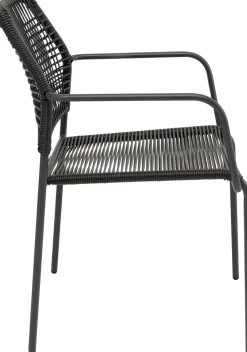 KARE Stuhl Madagascar Schwarz