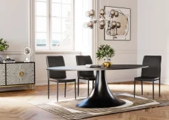 KARE Stuhl Milano Schwarz