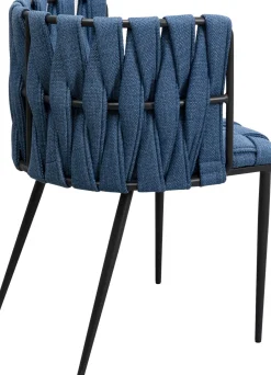 KARE Stuhl Saluti Blau