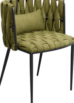 KARE Stuhl Saluti Dunkelgrün