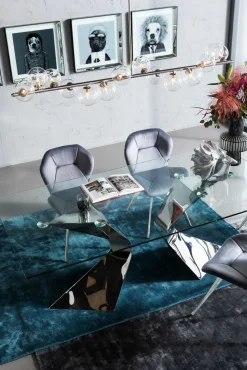 KARE Stuhl Viva Grau Chrom