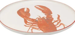 KARE Teller Crabes Rot Ø27cm Sortiert