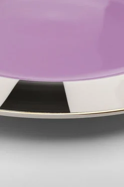 KARE Teller Harlequin Lila Ø31cm