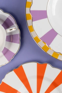 KARE Teller Harlequin Orange Ø22cm