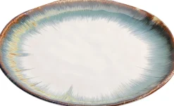 KARE Teller Laguna Blau Ø26cm