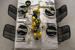 KARE Teller Organic Black Ø26cm