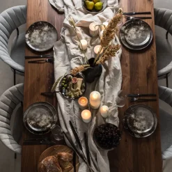 KARE Teller Savannah Braun/Grau Matt Ø20cm