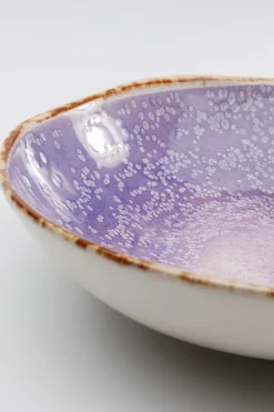 KARE Teller Tief Shirley Violett Ø21cm