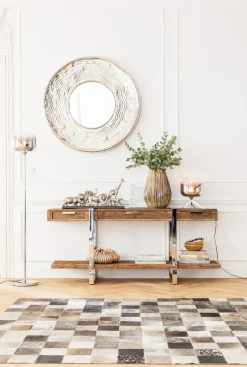 KARE Teppich Cosmo Grau Fur 170x240cm