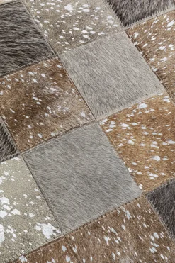 KARE Teppich Squares Grau 120x180cm