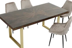 KARE Tisch Conley Brass 180x90cm