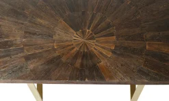 KARE Tisch Conley Brass 180x90cm