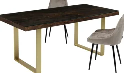 KARE Tisch Conley Brass 180x90cm